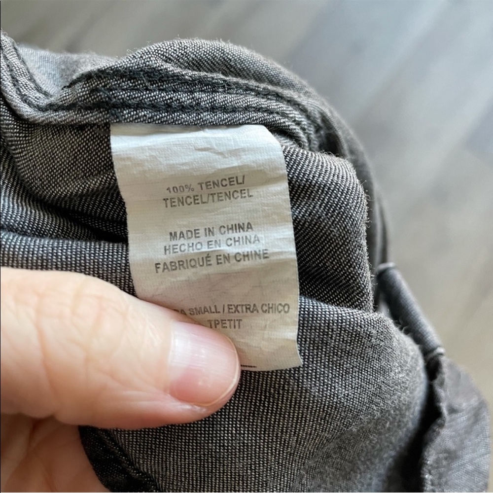 Rails Studded Denim Button Up Size XS - image 4